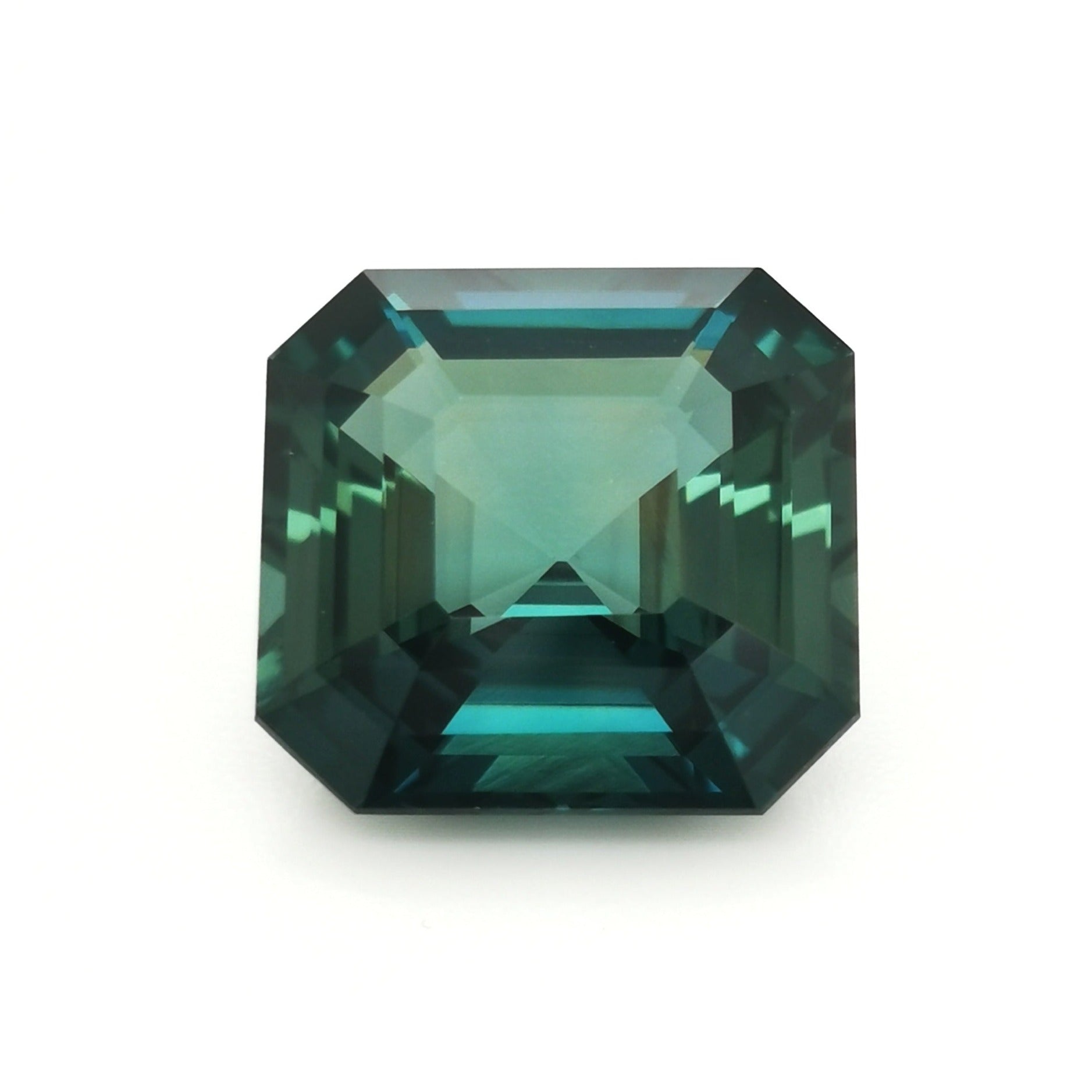 Green Sapphire 8.52ct Octagonal