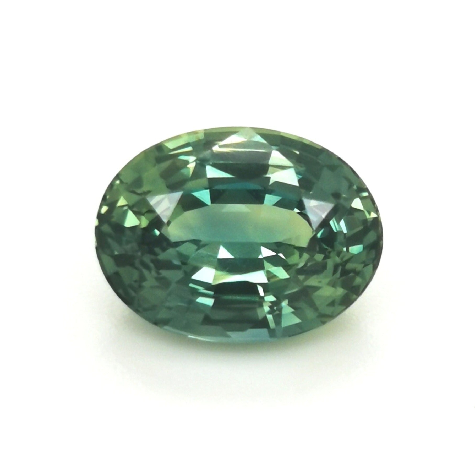 Green Sapphire 3.59ct Oval