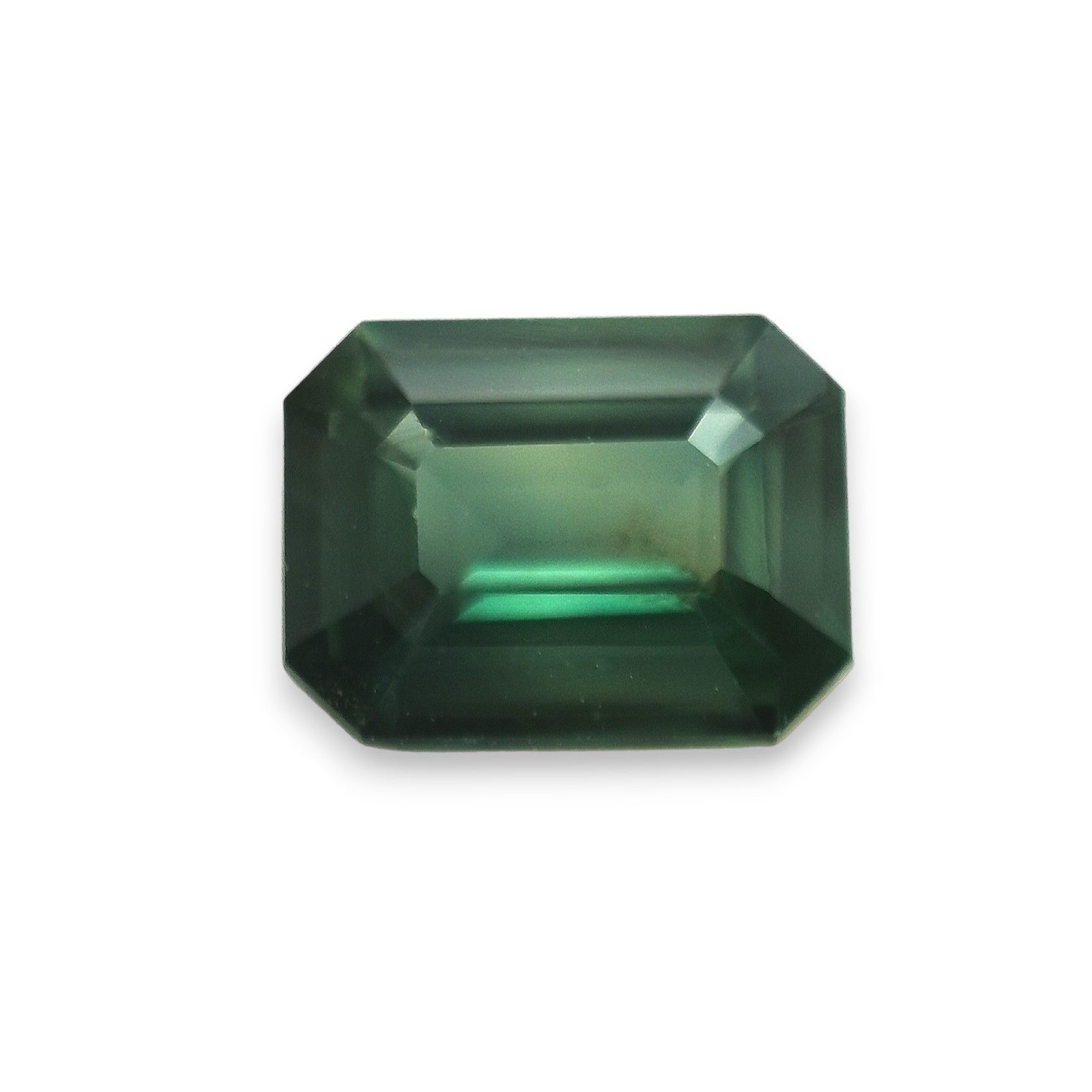 Green Sapphire 1.20ct Octagonal