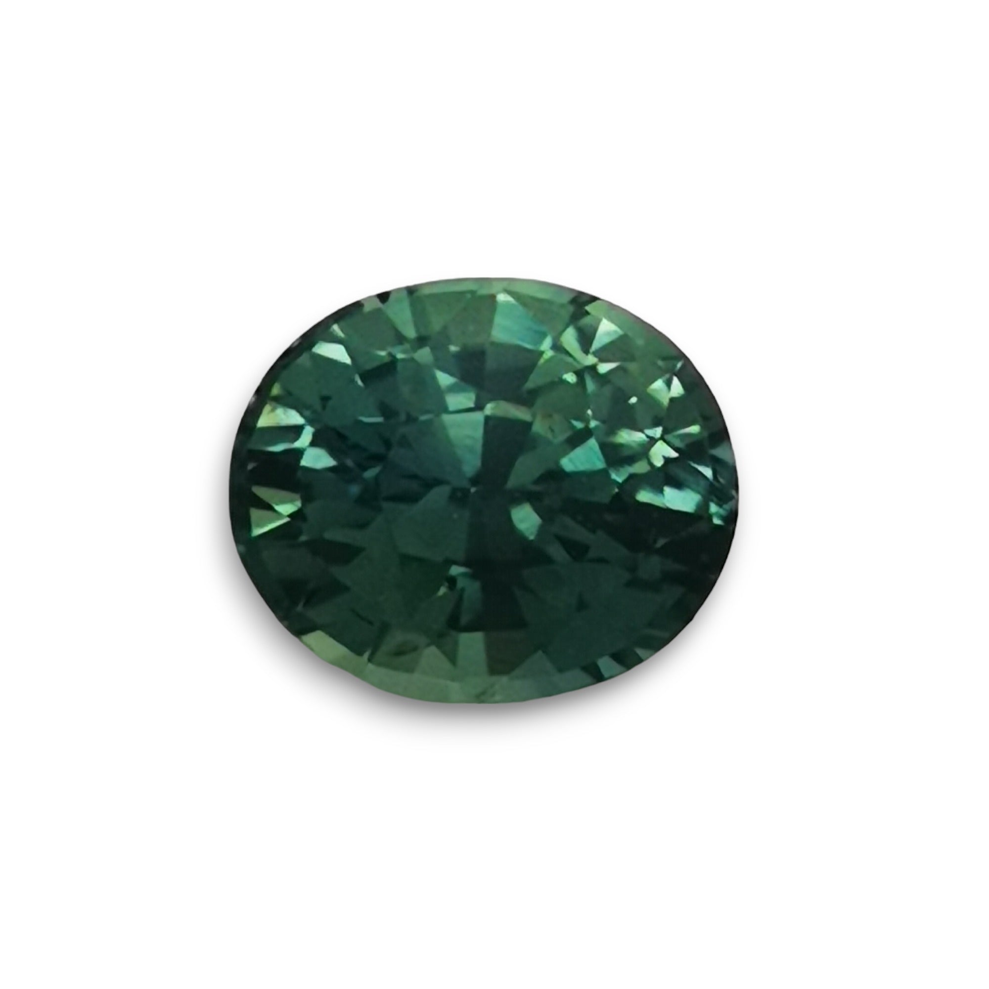Green Sapphire 1.67ct Oval