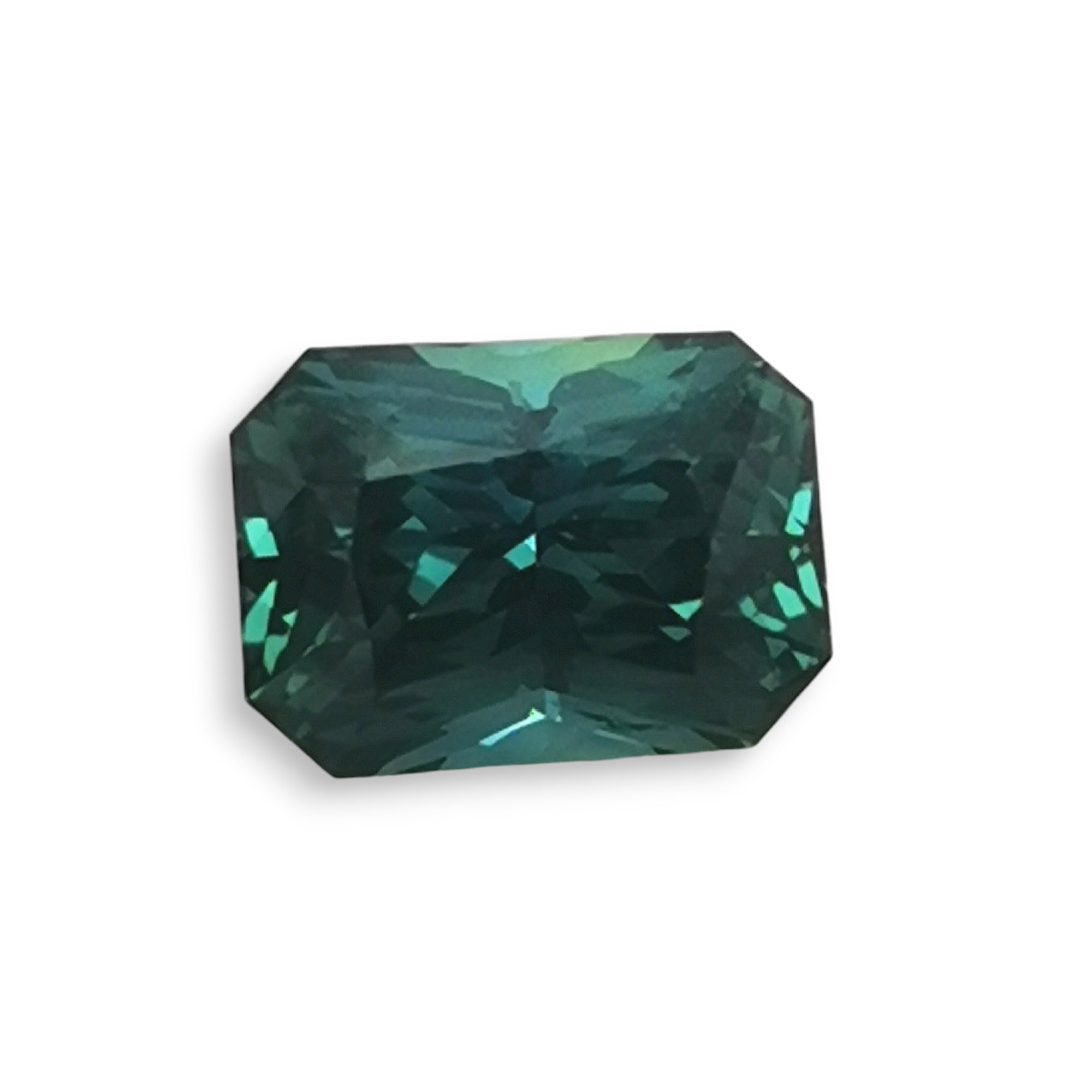 Green Sapphire 2.06ct Radiant
