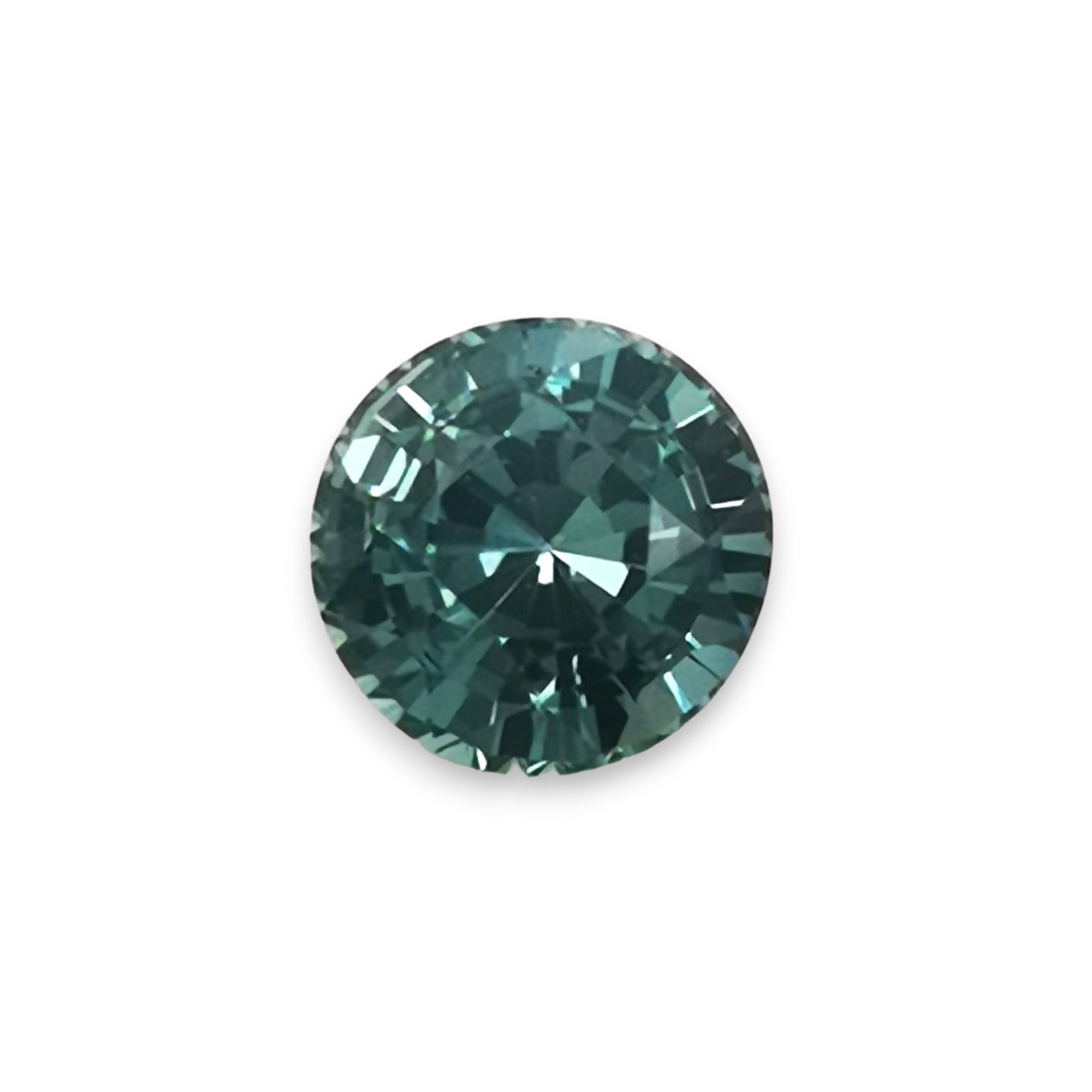 Green Sapphire 1.09ct Round