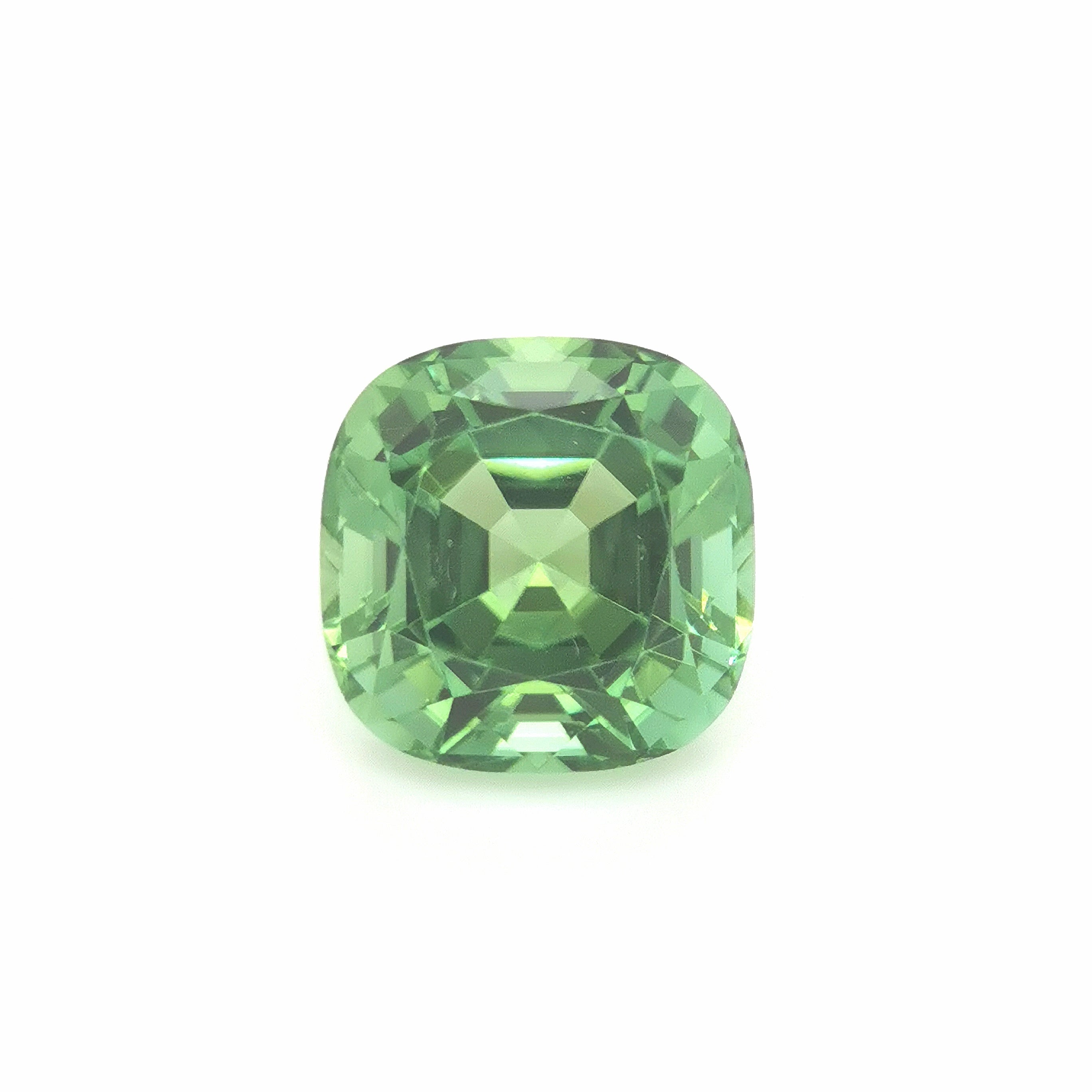 Green Tourmaline 3.66ct Cushion