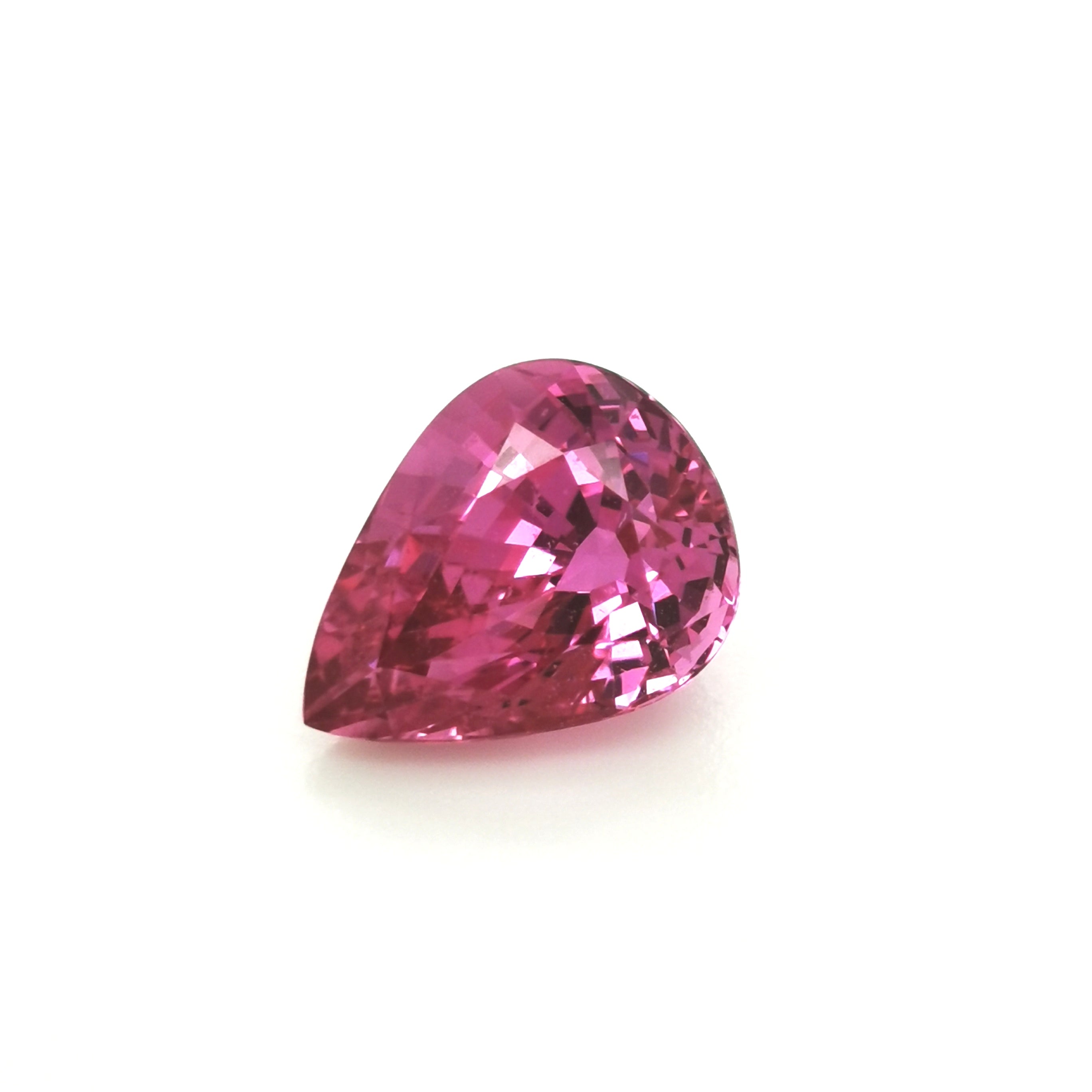 Pink Sapphire 3.08ct Pear