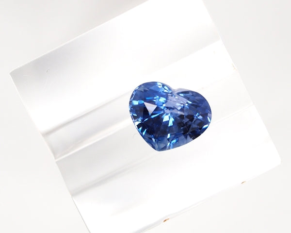 Blue Sapphire 3.63ct Heart