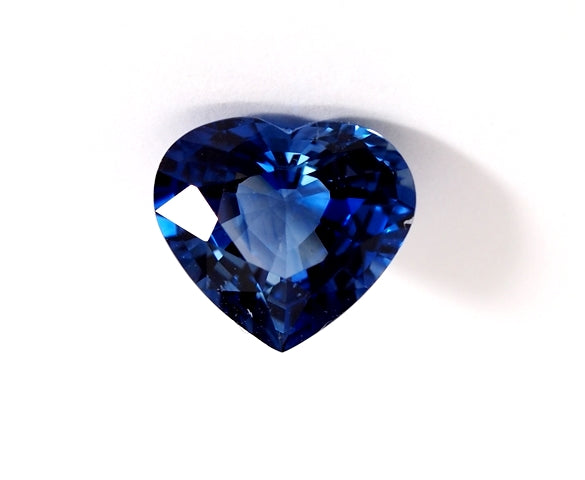 Blue Sapphire 3.19ct Heart