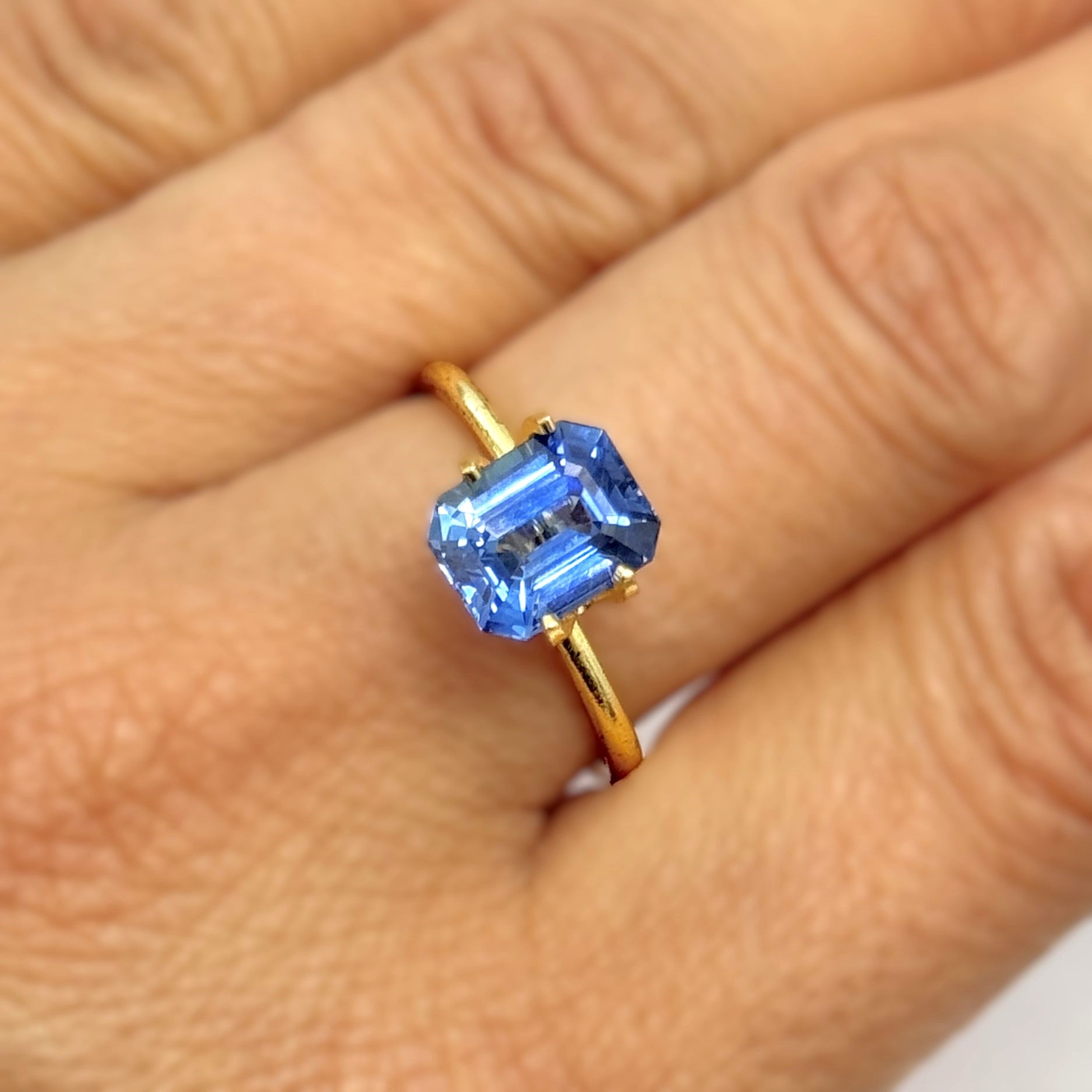 Blue Sapphire 2.72ct Octagonal