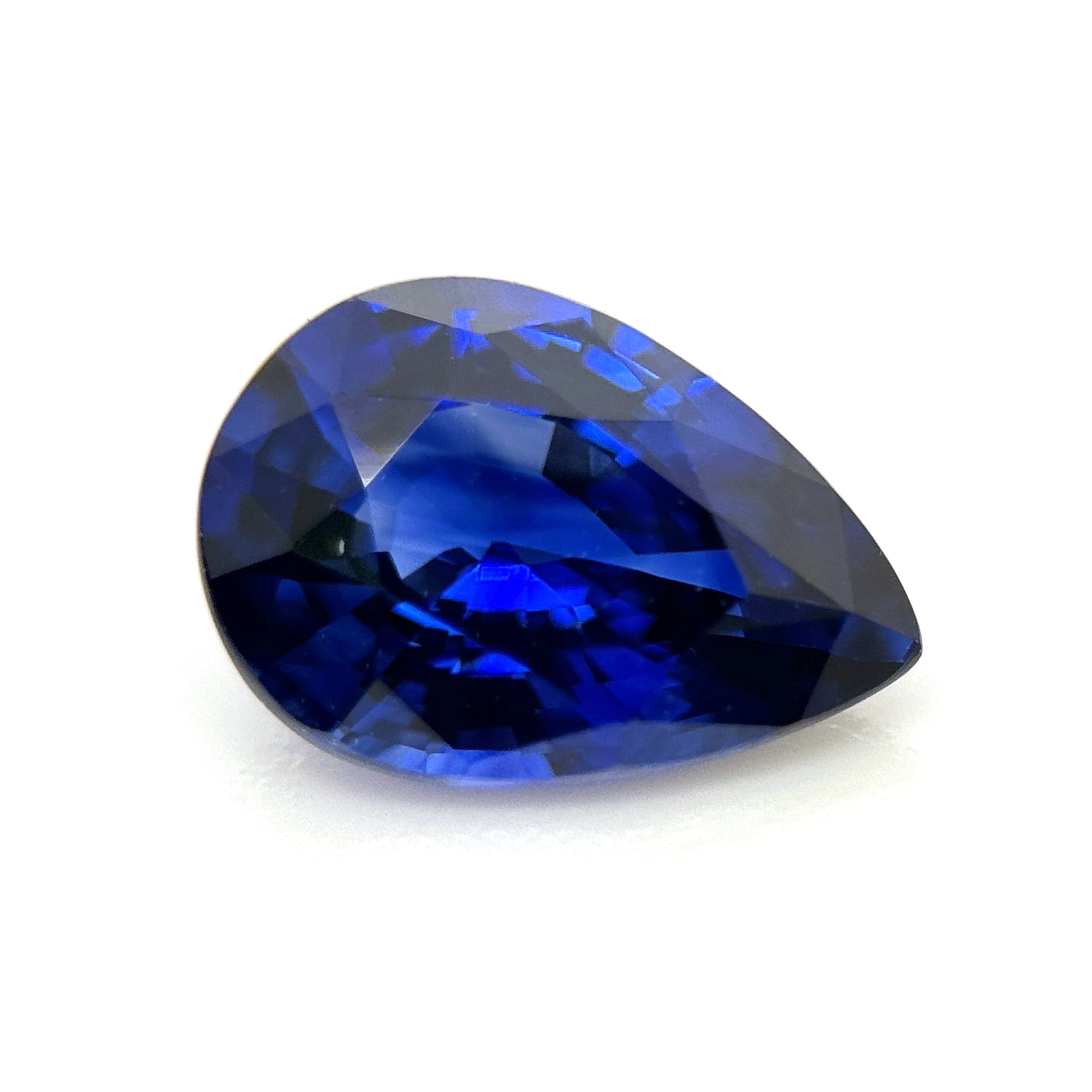 Blue Sapphire 1.19ct Pear