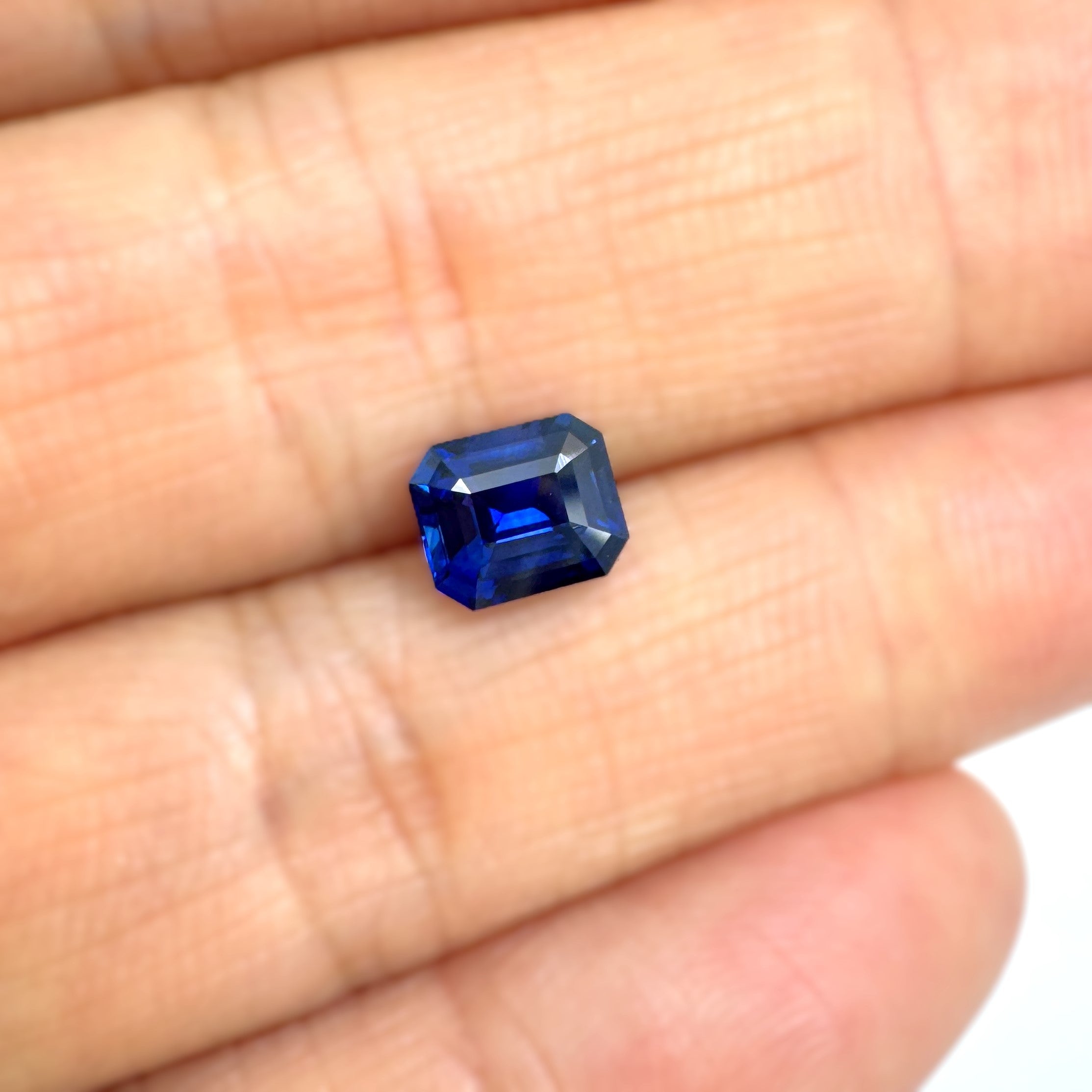 Blue Sapphire 1.28ct Octagonal