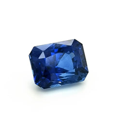 Blue Sapphire 5.67ct Emerald Cut