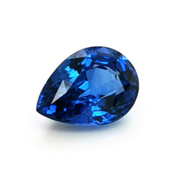 Blue Sapphire 3.44ct Pear