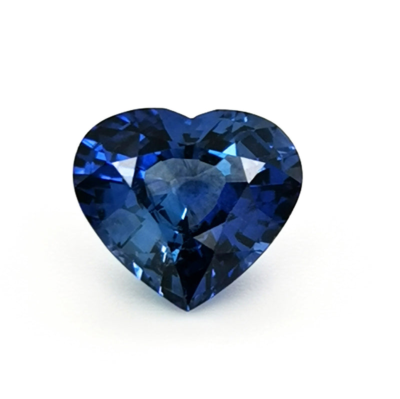 Blue Sapphire 3.19ct Heart