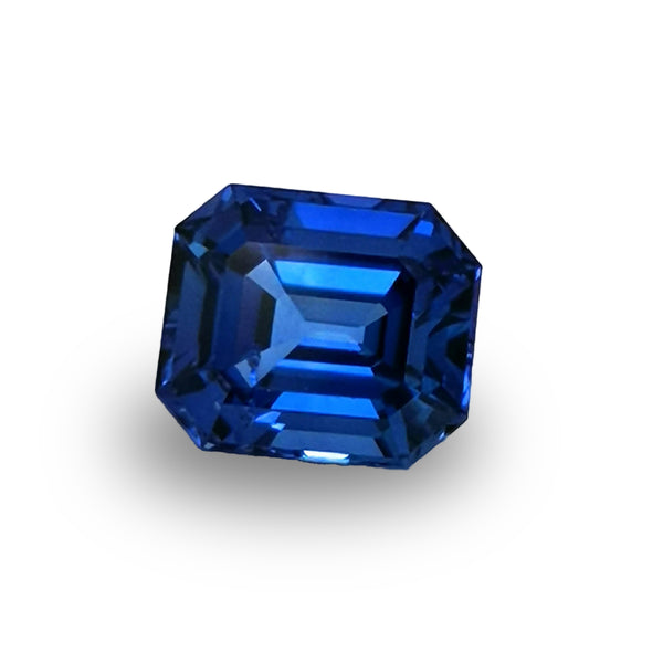 Blue Sapphire 1.43ct Emerald Cut