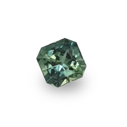 Green Sapphire 0.59ct Radiant