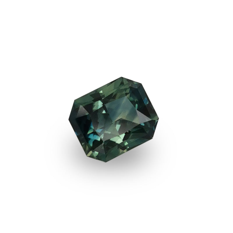 Green Sapphire 1.00ct Radiant