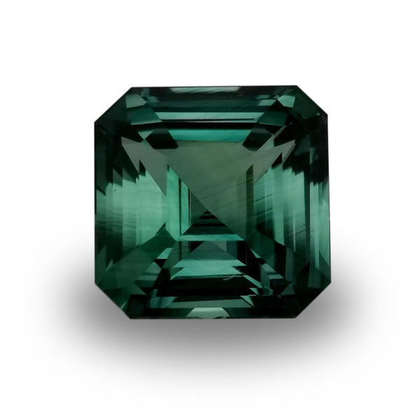 Green Sapphire 5.60ct Emerald Cut
