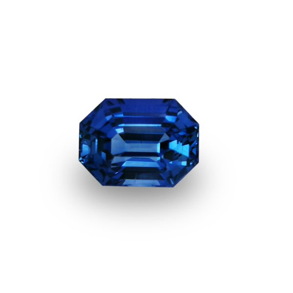 Blue Sapphire 2.49ct Emerald Cut