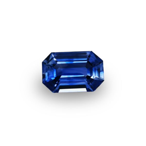 Blue Sapphire 1.36ct Emerald Cut