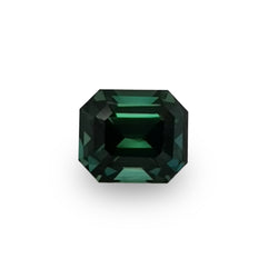 Green Sapphire 1.57ct Emerald Cut