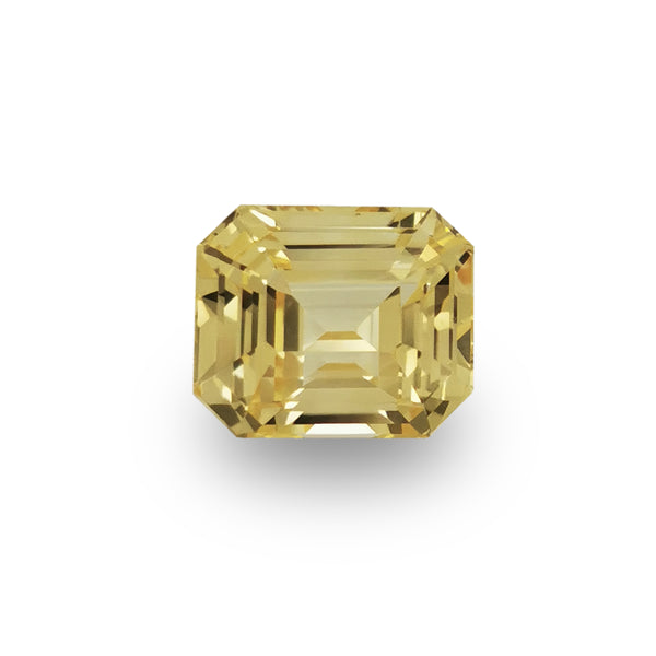 Yellow Sapphire 3.06ct Emerald Cut