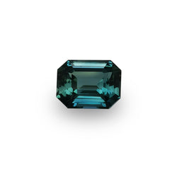 Green Sapphire 1.30ct Emerald Cut
