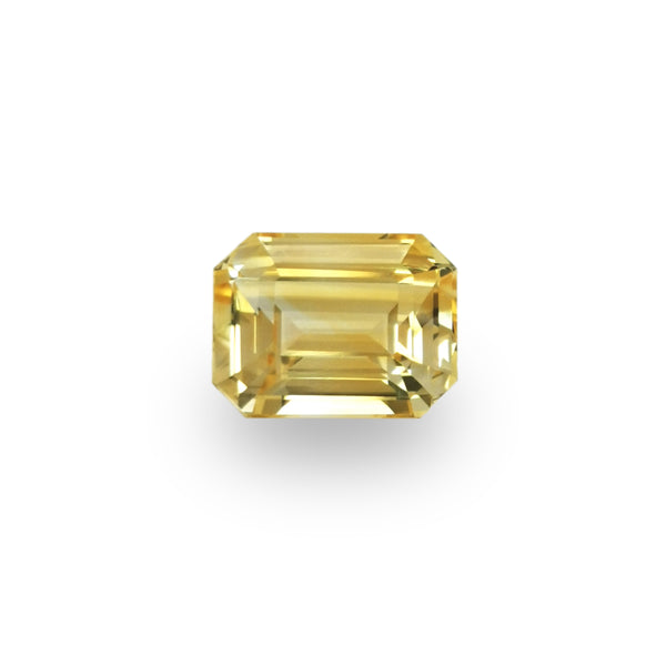 Yellow Sapphire 1.64ct Emerald Cut