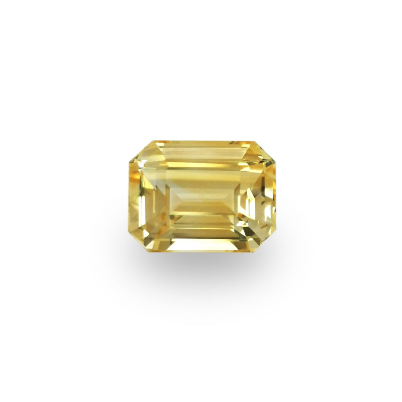 Yellow Sapphire 1.64ct Emerald Cut